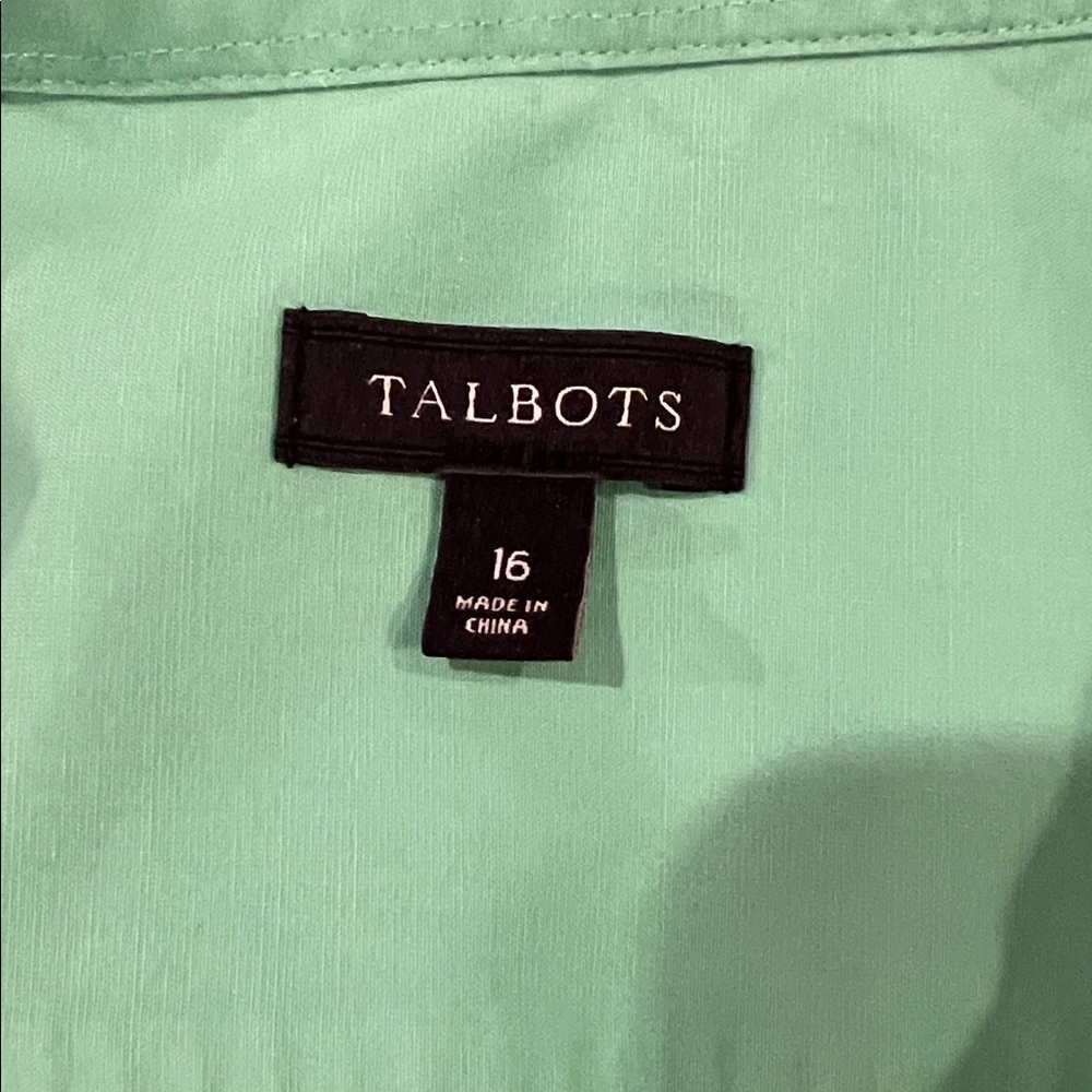 Talbots non iron sleeveless button blouse - Picture 5 of 5
